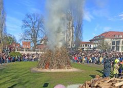 Osterfeuer in Frohnau